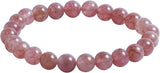Strawberry Quartz Bracelet for Love, Healing & Emotional Balance