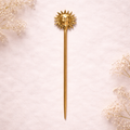 Sun Gold Hair Pin | Radiant Statement Hair Accessory
