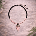 Rose Quartz & Labradorite Necklace | Love, Healing & Protection Pendant