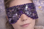 Amethyst Healing Crystal Eye Mask | Stress Relief & Spiritual Balance