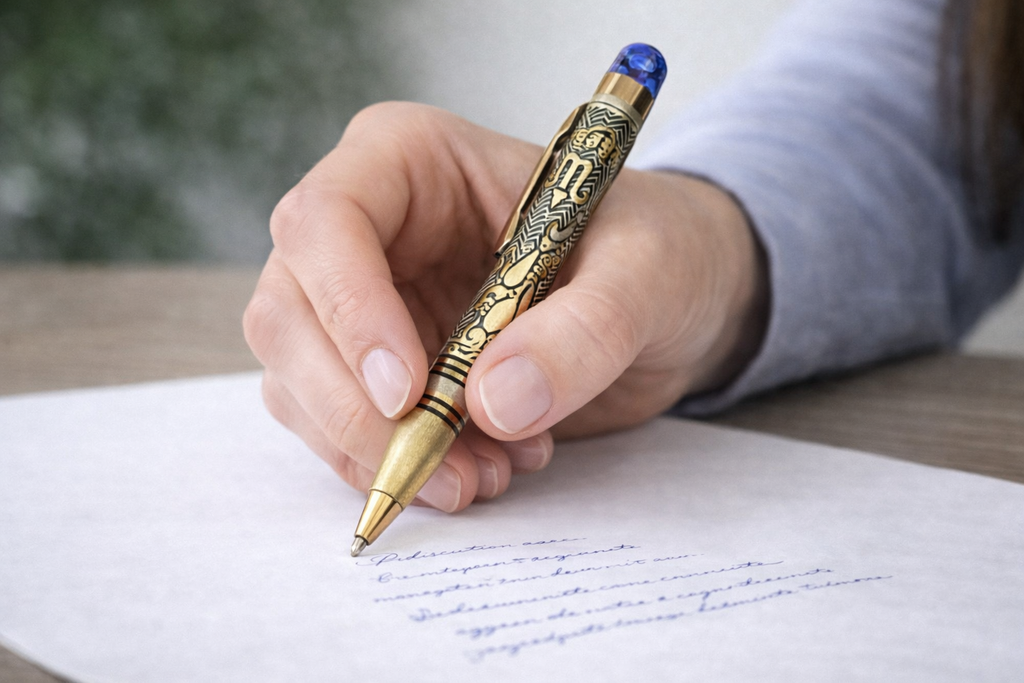 Scorpio Zodiac Manifestation Pen | Power, Transformation & Intuition