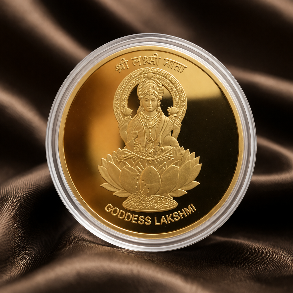 Goddess Lakshmi & Yin Yang Harmony Coin| Wealth, Balance & Divine Abundance