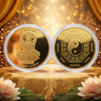 Goddess Lakshmi & Yin Yang Harmony Coin| Wealth, Balance & Divine Abundance