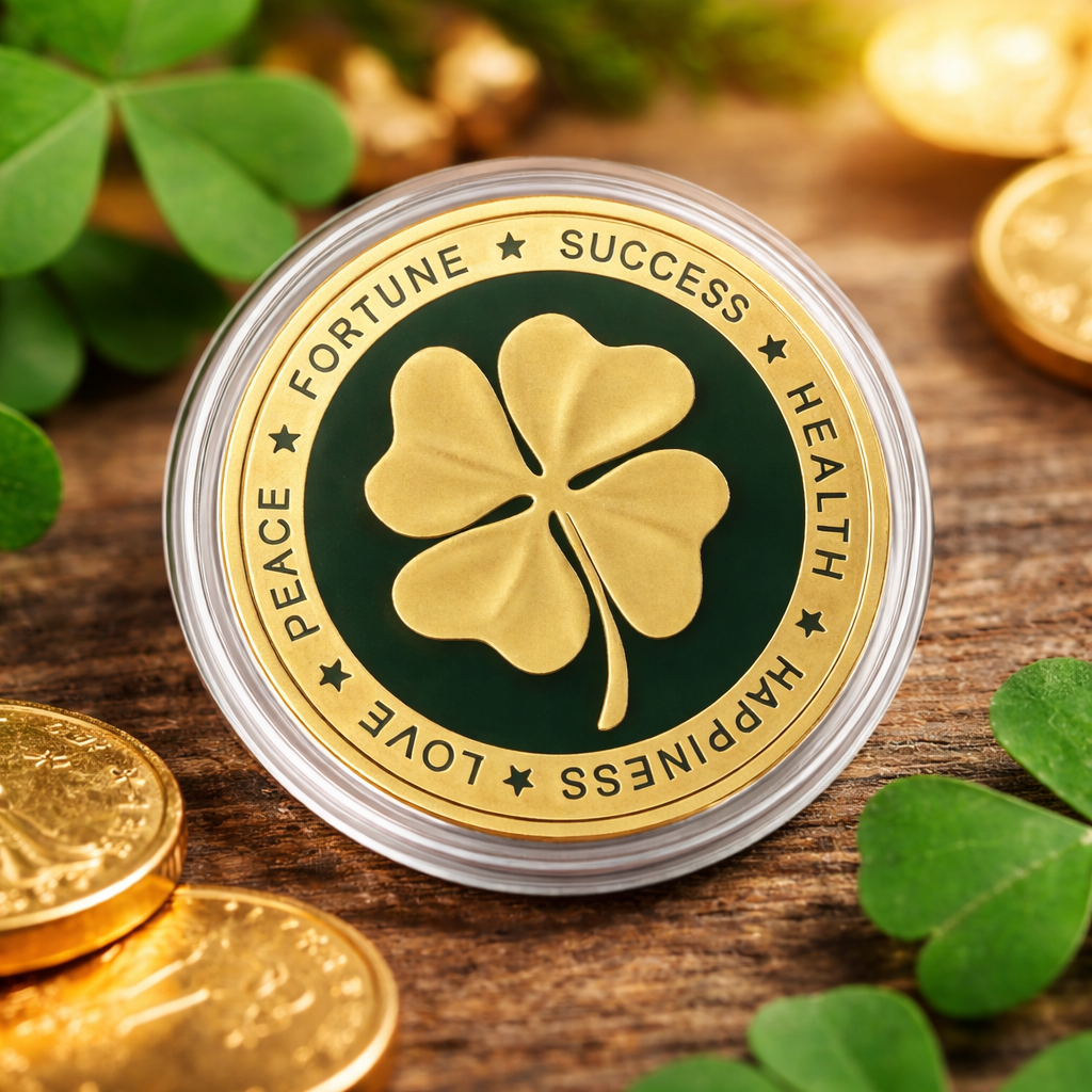 Good Luck Fortune Coin | Success, Health & Prosperity Charm