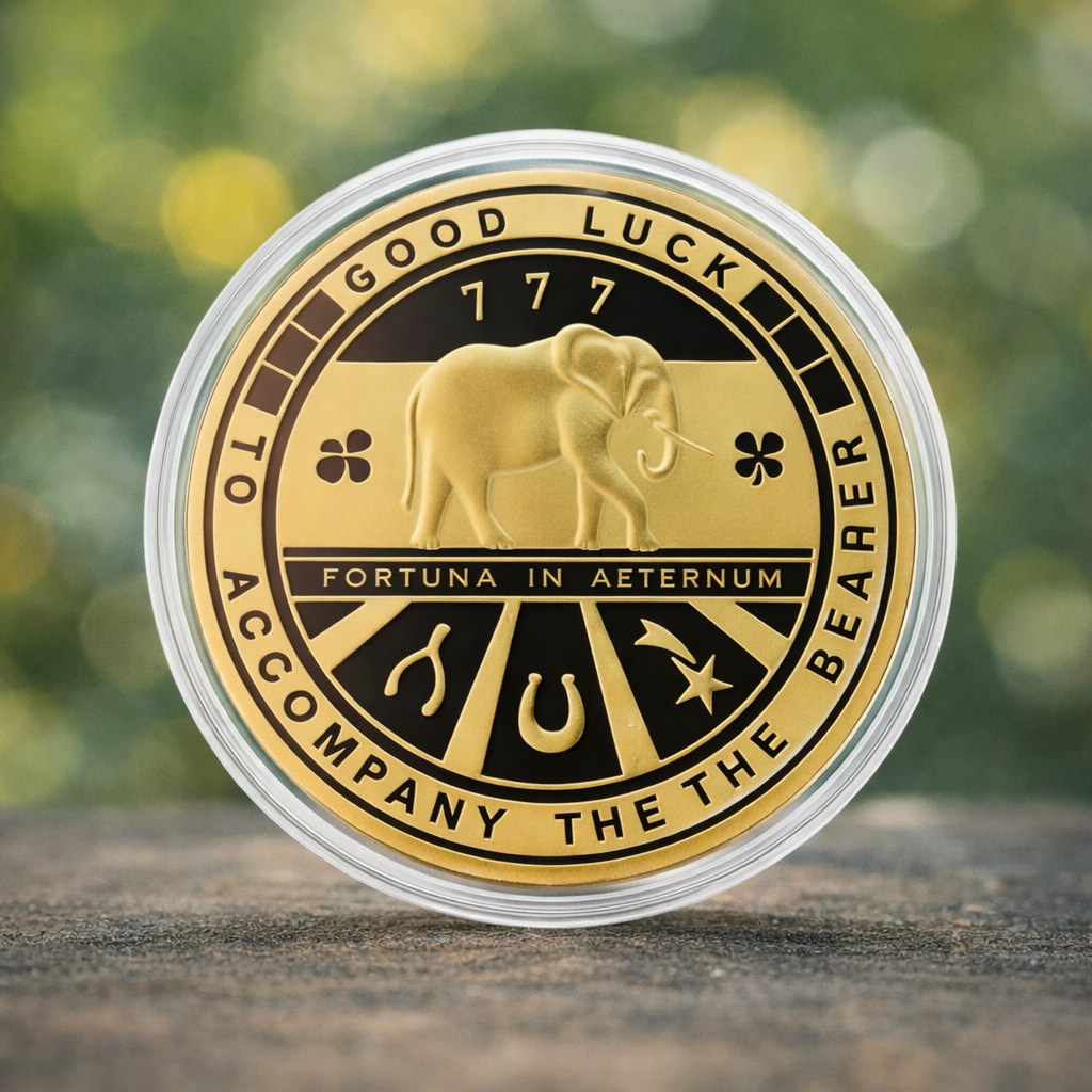 Good Luck Fortune Coin | Success, Health & Prosperity Charm
