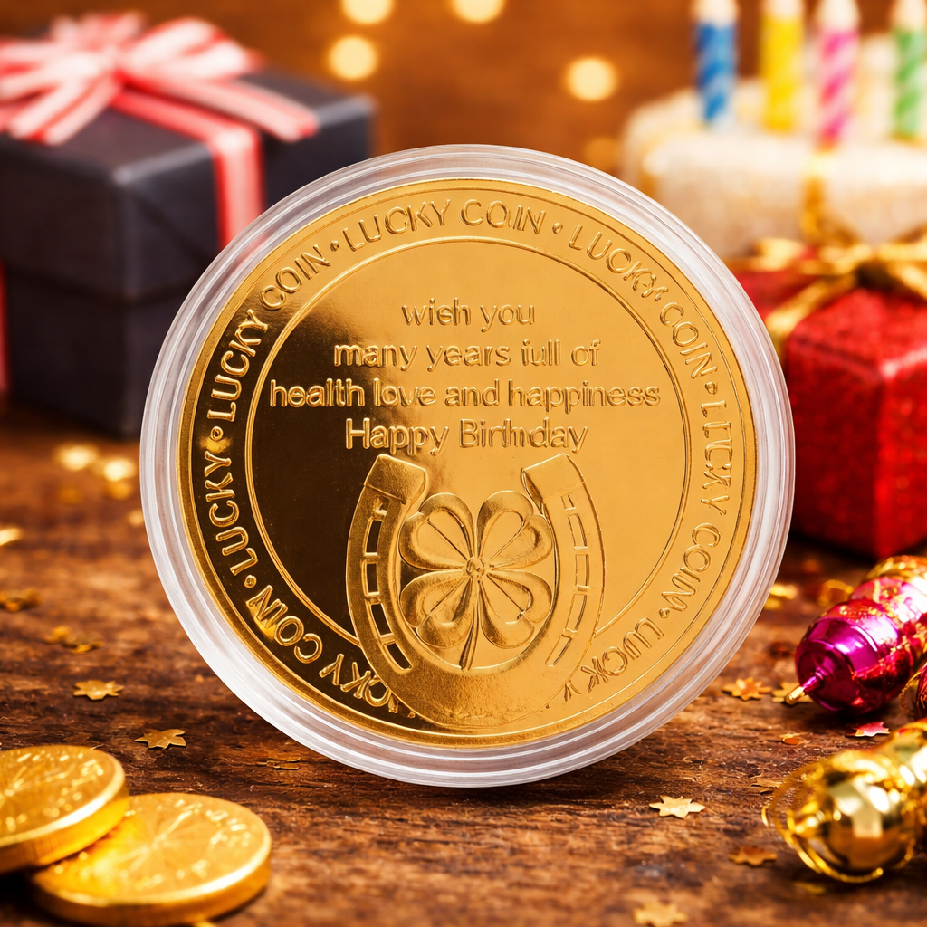 Lucky Prosperity Coin | Love, Health, Happiness & Good Fortune Charm