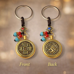 Feng Shui Wealth Coin |Antique Finish Metal Fortune Enhancer