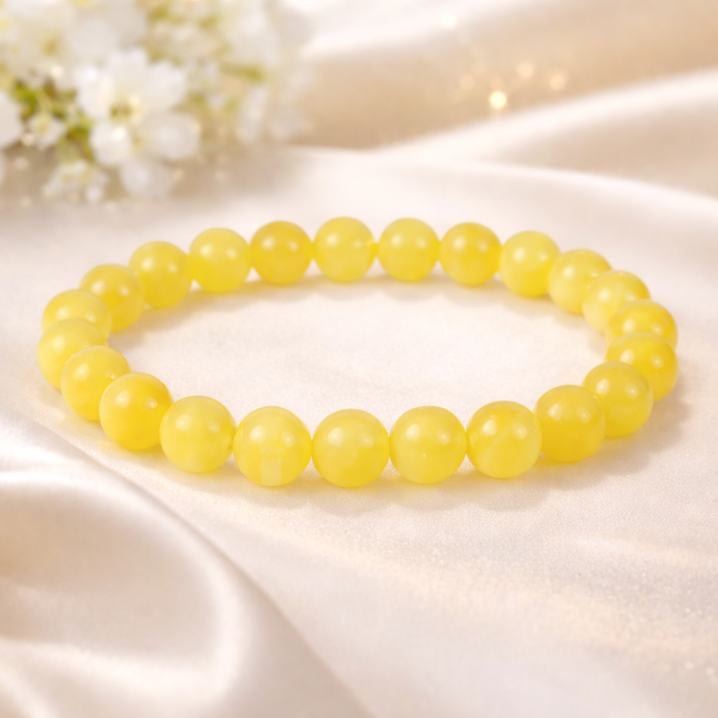 Yellow Calcite Bracelet |Confidence & Positive Energy Crystal