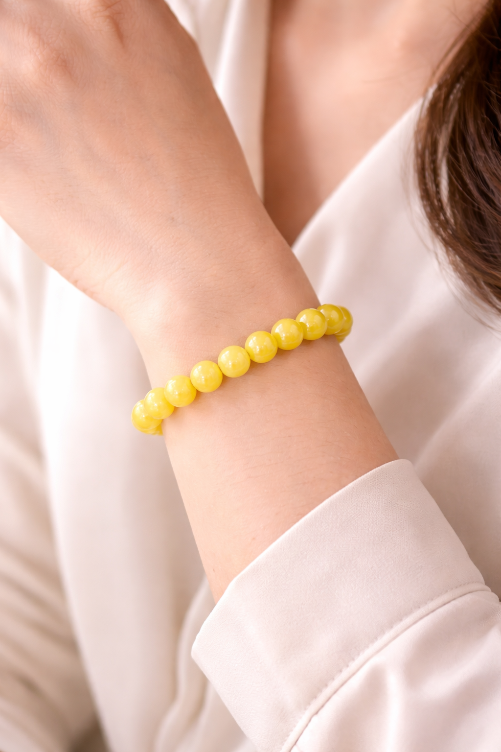 Yellow Calcite Bracelet |Confidence & Positive Energy Crystal
