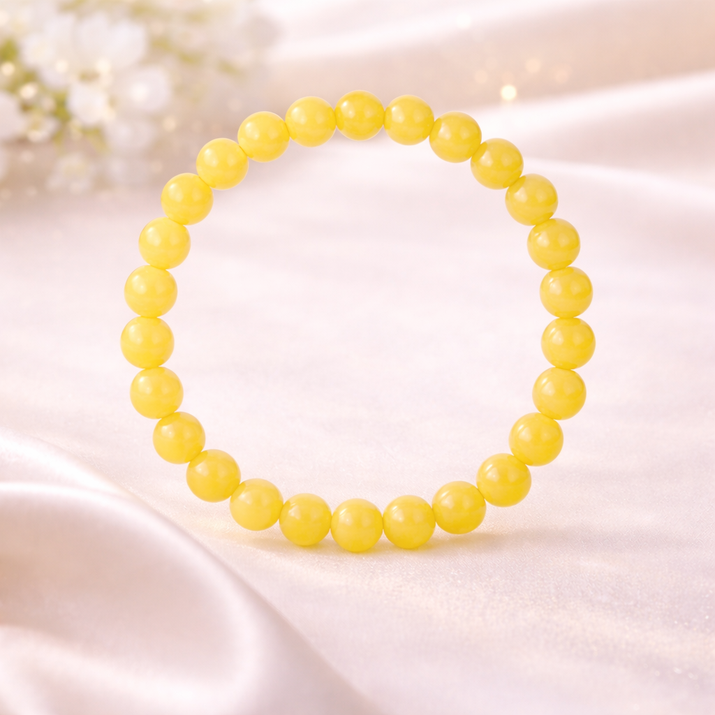 Yellow Calcite Bracelet |Confidence & Positive Energy Crystal