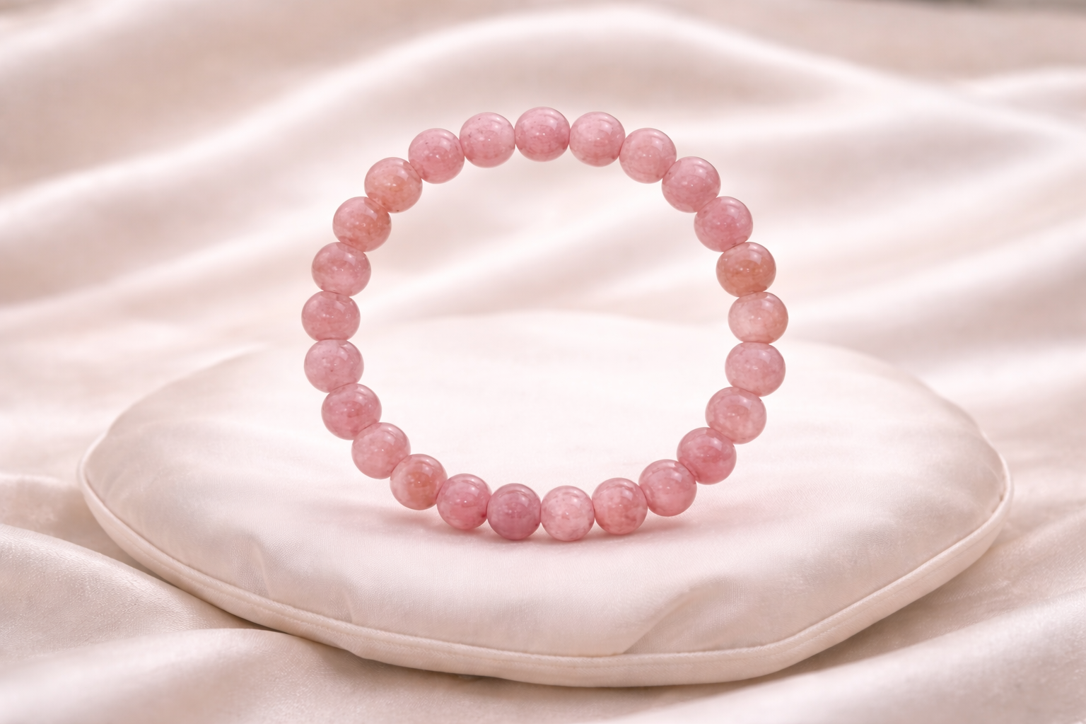 Strawberry Quartz Bracelet | Love & Positive Energy