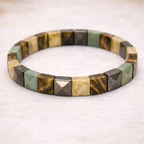 Multi-Crystal Abundance Protection Bracelet