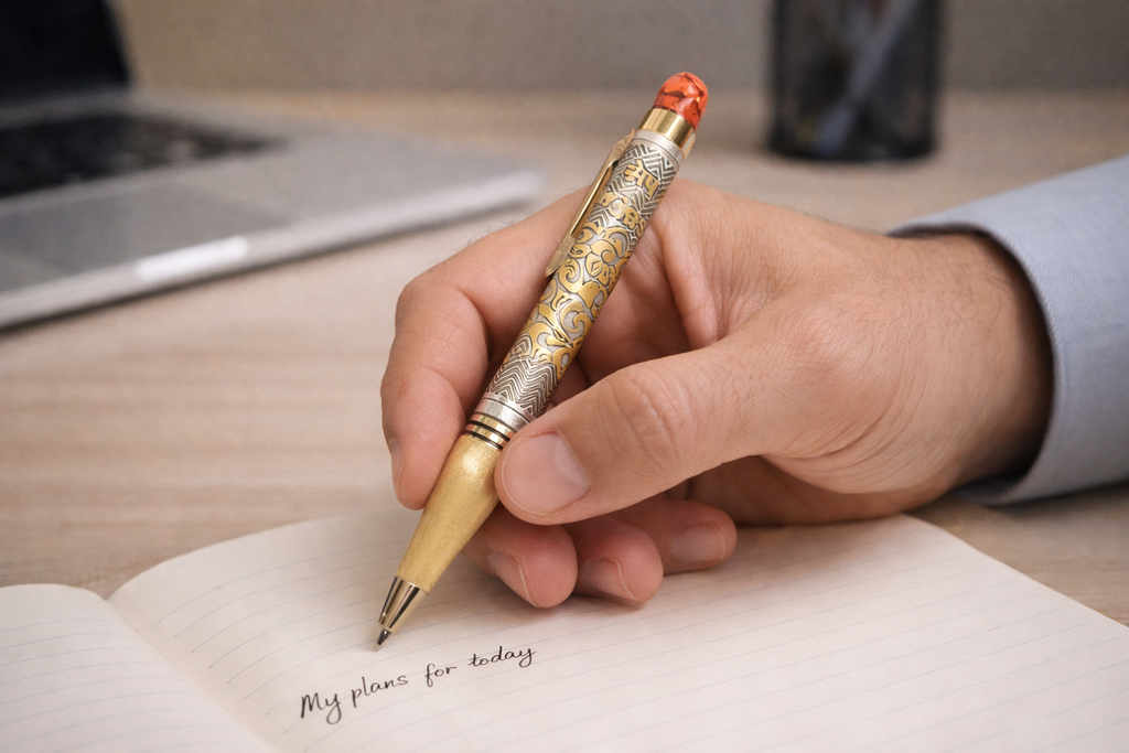 Aries Zodiac Pen | Astrology Inspired Writing Pen for Courage & Leadership
