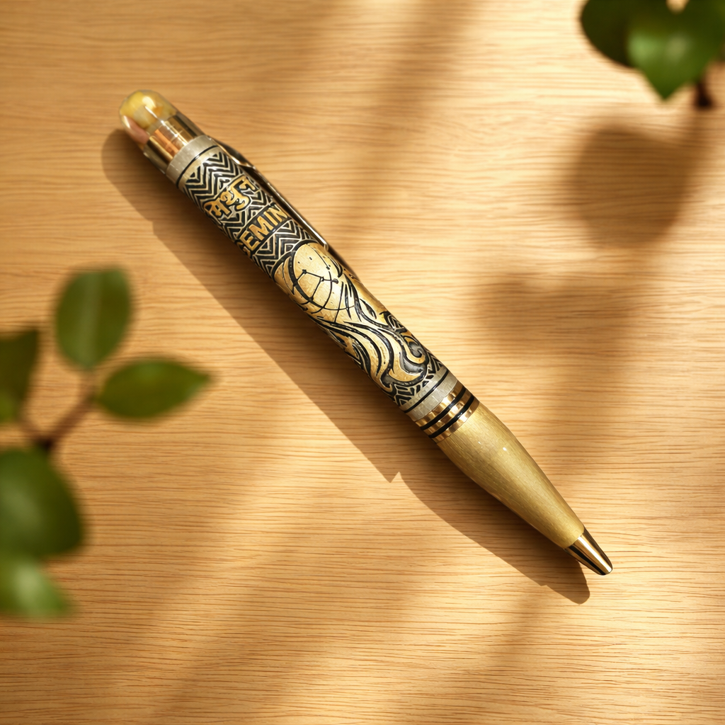 Gemini Zodiac Pen | Astrology Inspired Writing Pen for Communication & Creativity