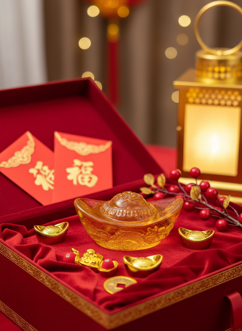 Crystal Ingot of Abundance | Feng Shui Luck & Prosperity Enhancer