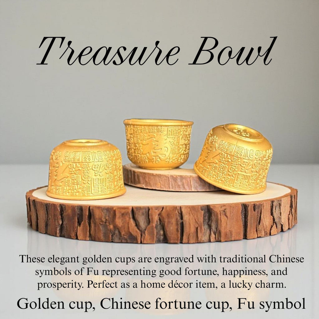 Chinese Wealth Fortune Good Luck Treasure Bowl